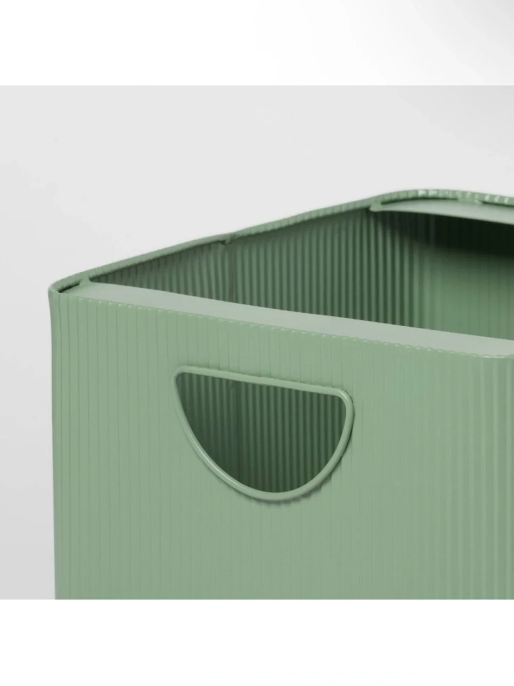 Metal Bin Open Front Green - Brightroom